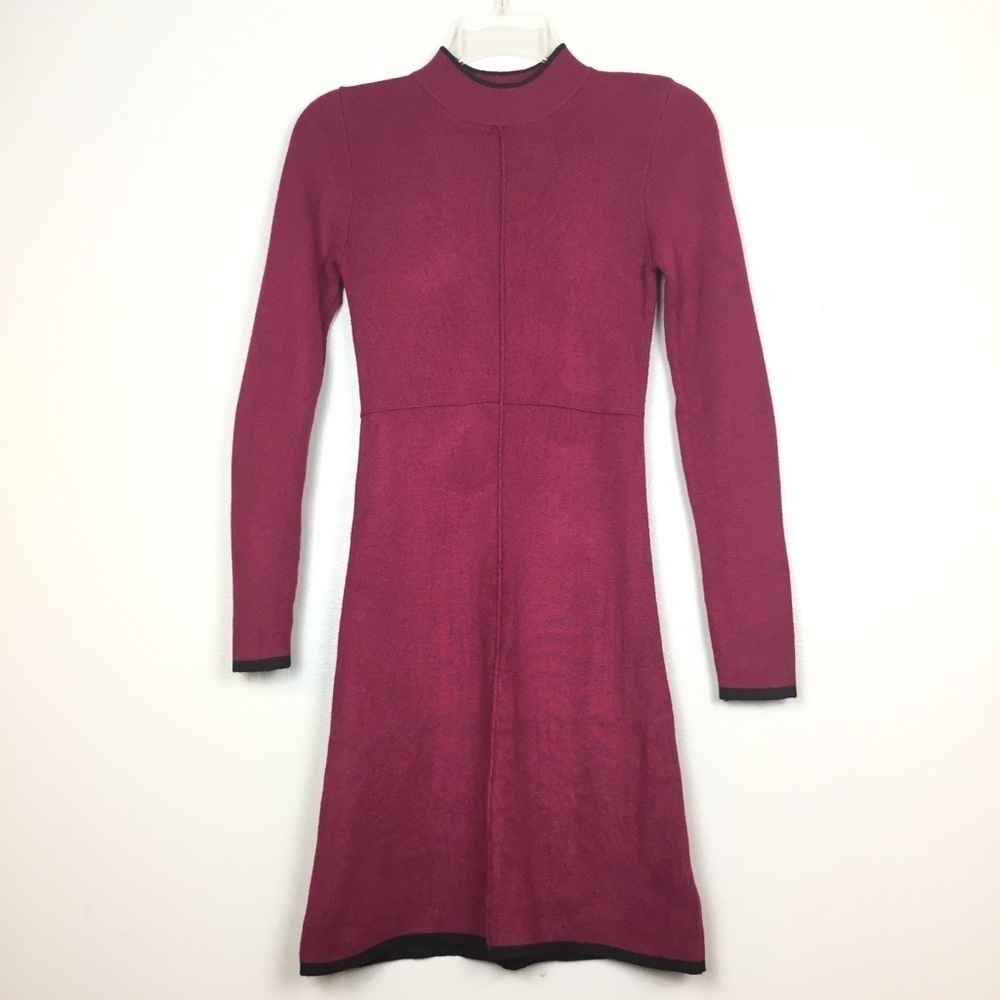 Romeo and Juliet Couture Red Black Sweater Dress S